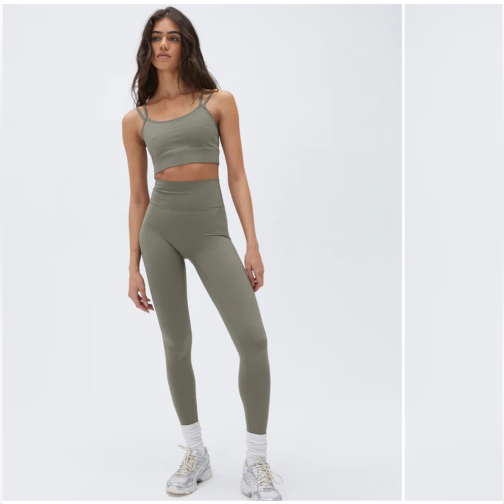 ADANOLA olive green workout set. New with tags.